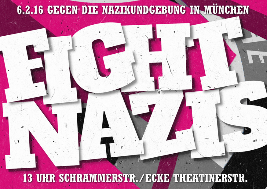 Gegen die Nazikundgebung