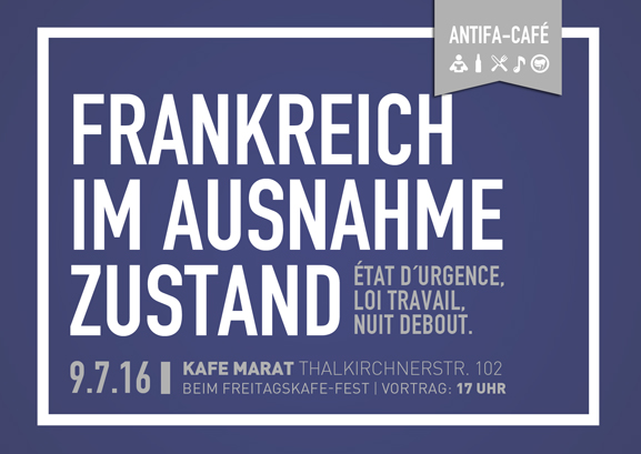 Antifa-Café: Frankreich im Ausnahmezustand