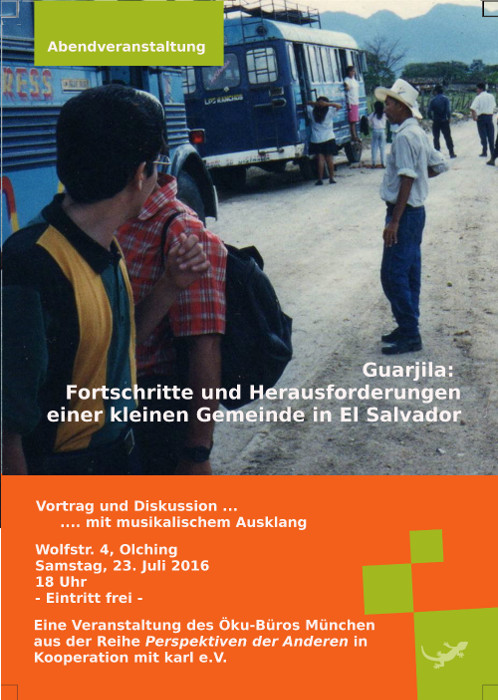 [Olching] Guarjila: Fortschritte und Herausforderungen einer kleinen Gemeinde in El Salvador