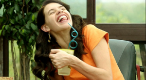 margarita with a straw