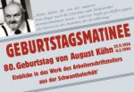 Geburtstagsmatinee - 80. Geburtstag von August Kühn