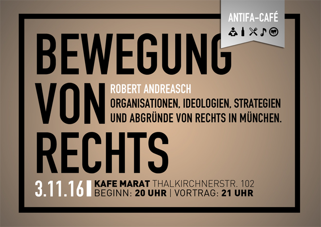 Antifa-Café: Bewegung von Rechts (Robert Andreasch)