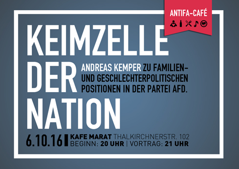 Antifa-Café: Die Keimzelle der Nation (Andreas Kemper)