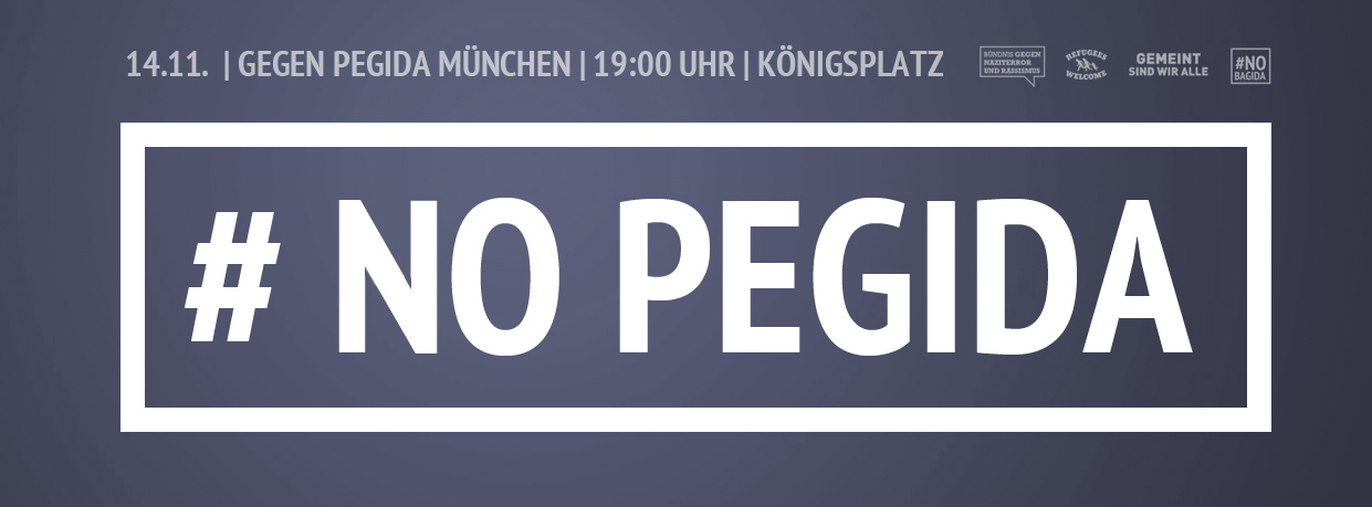 Gegen den Pegidamarsch am 14.11.