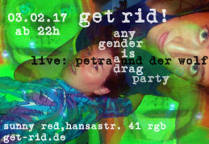 Flyer get rid 3.2.17 mit petra und der wolf