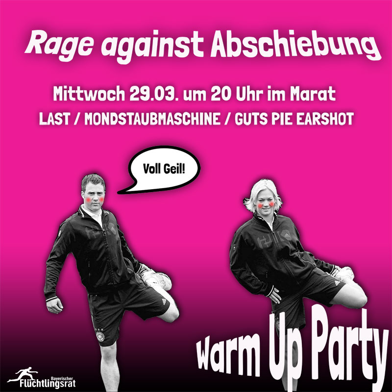Rage Against Abschiebung Warm Up Konzert