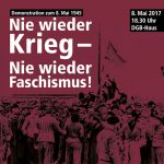 Demo „Nie wieder Krieg – nie wieder Faschismus!“