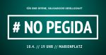 Gegen den Pegida-Marsch
