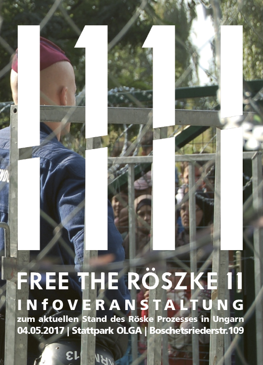 Info-Veranstaltung: Free the Röszke 11