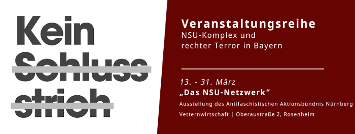 [Rosenheim] „Das NSU Netzwerk“