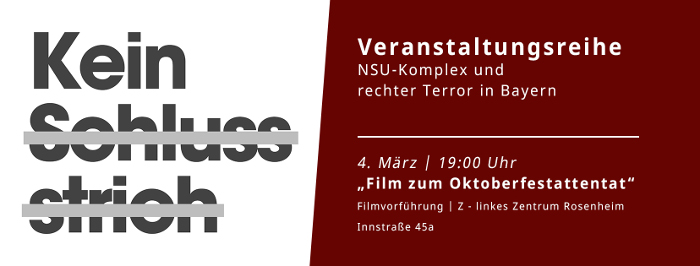 [Rosenheim] „Film zum Oktoberfestattentat“