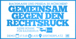 Demo: Gegen Bachmann & Pegida. Gemeinsam gegen den Rechtsruck