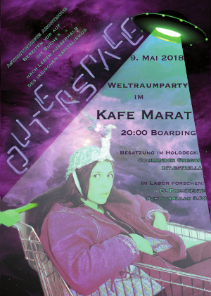 Weltraumparty im Kafe Marat
