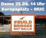 Seebrücke European Protests - Build bridges not walls