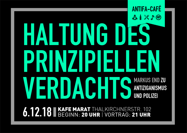 Antifa-Café: Haltung des prinzipiellen Verdachts: Antiziganismus und Polizei
