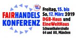 Fairhandelskonferenz - Freihandel oder Fairer Handel?