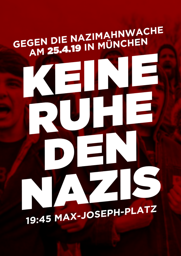 Gegen die neonazistische Reinhold-Elstner-Mahnwache