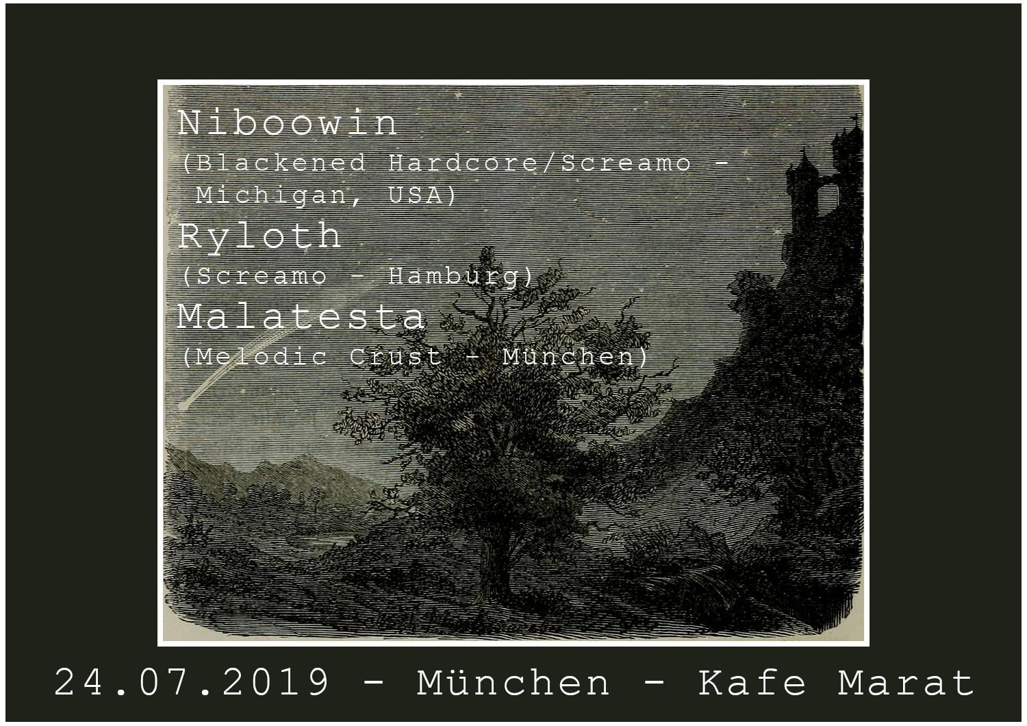 Mittwochskafe: Niboowin + Ryloth + Malatesta