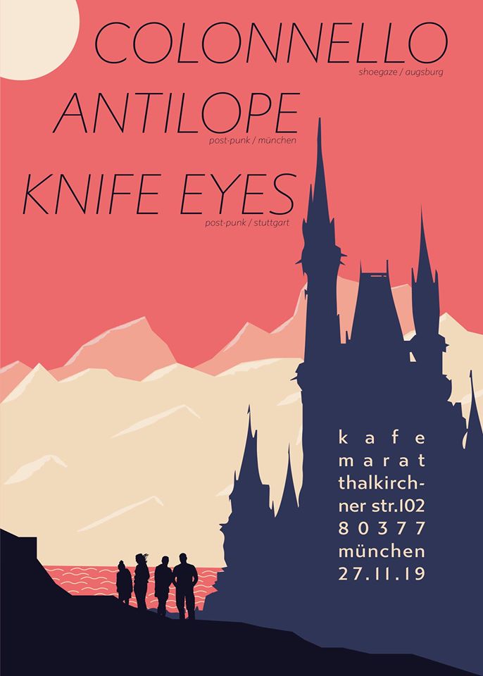 Mittwochskafe: Knife Eyes + Antilope + Colonello