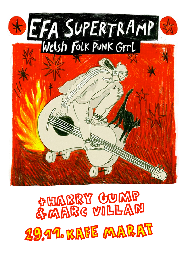 Freitagskafe: Efa Supertramp + Harry Gump & Marc Villan