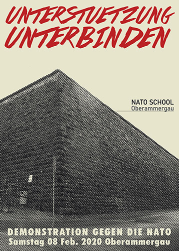 Unterstützung Unterbinden - Demonstration gegen die NATO