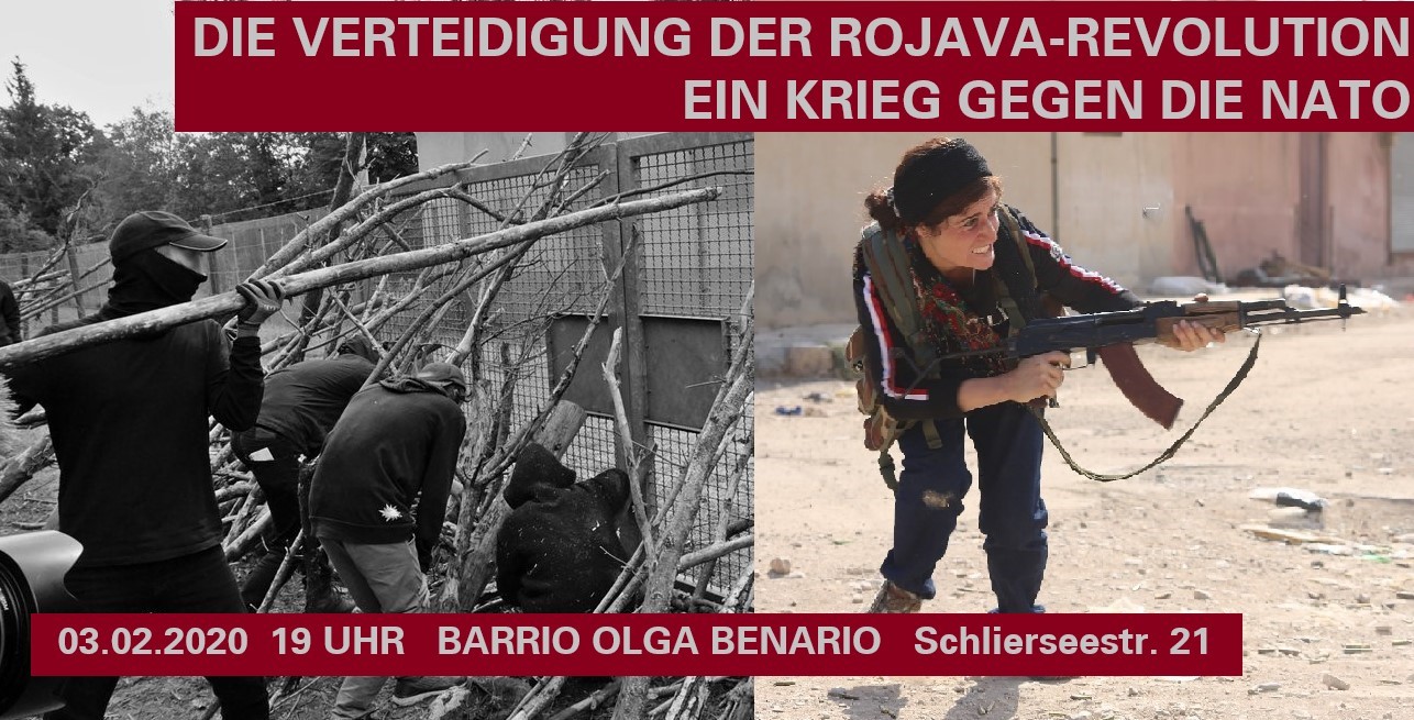Die Verteidigung der Rojava-Revolution: Ein Krieg gegen die NATO (Vortrag & Mobi für die Anti-Siko Demo)