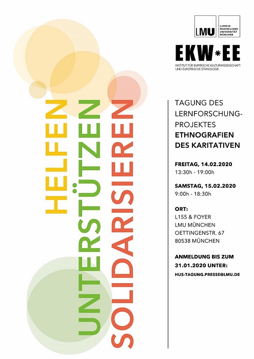 Helfen Unterstützen Solidarisieren: Tagung "Ethnographien des Karitativen"