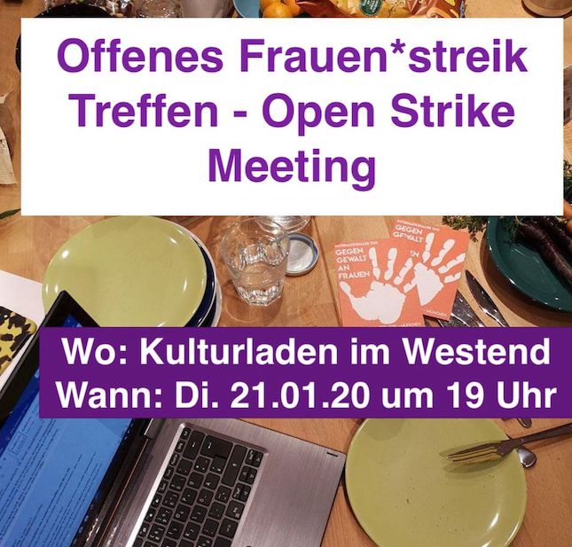 Offenes Frauen*streik Treffen - Ortsgruppe München