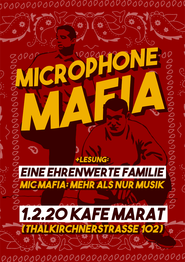 Lesung & Konzert: Microphone Mafia - Eine ehrenwerte Familie