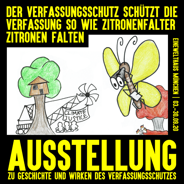 Ausstellung: Versagen mit System - Ausstellung zu Geschichte und Wirken des Verfassungsschutzes