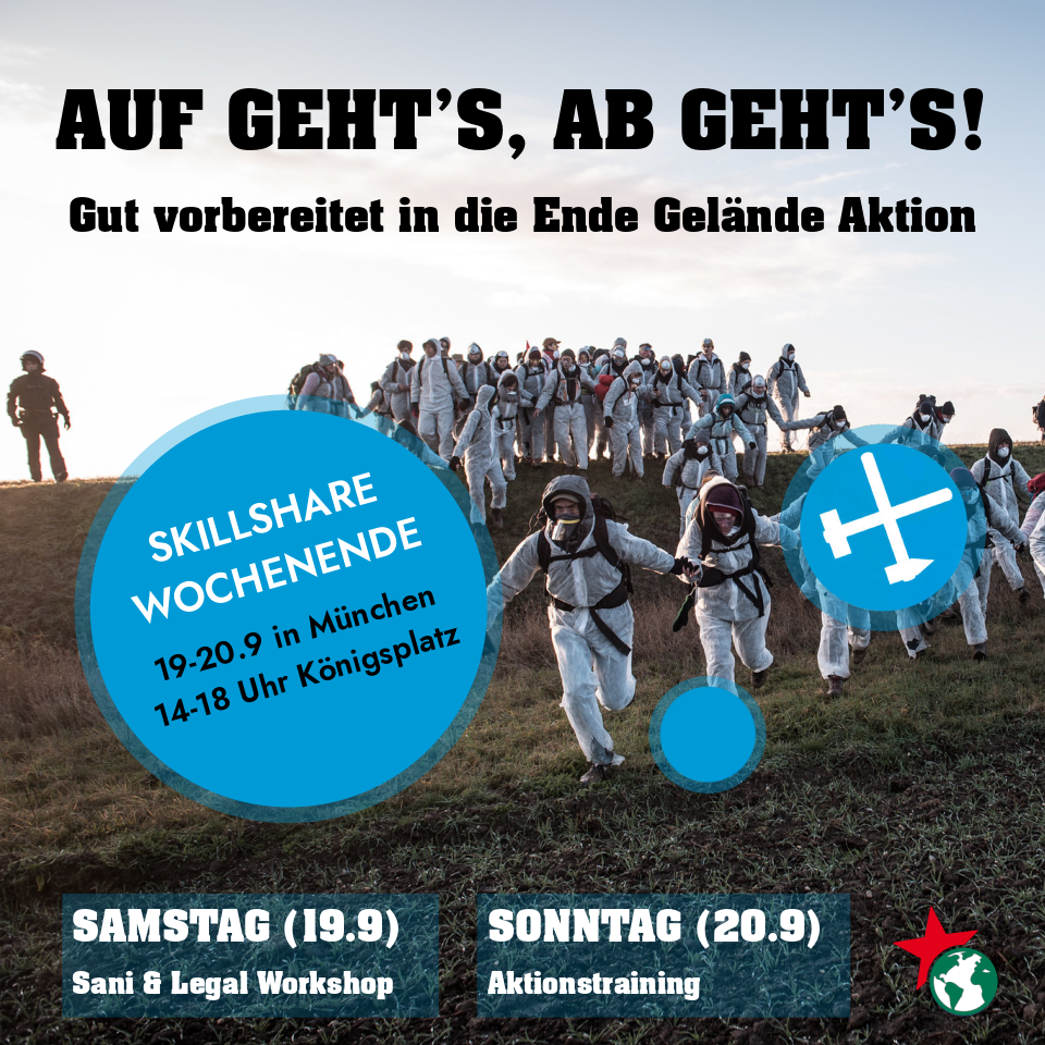 Ende Gelände: Legal und Sani-Workshop