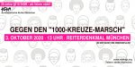 Proteste gegen den „1000-Kreuze-Marsch“