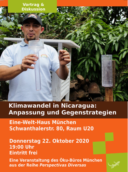 Online- und Präsenzveranstaltung: Klimawandel in Nicaragua - Anpassung und Gegenstrategien