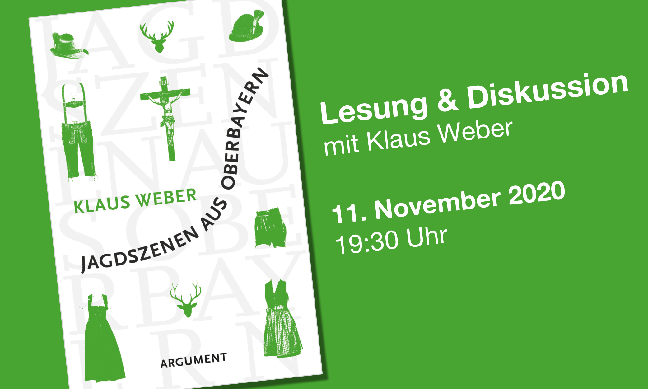 Lesung: Jagdszenen aus Oberbayern