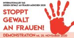 Internationaler Tag gegen Gewalt an Frauen* – 25. November 2020