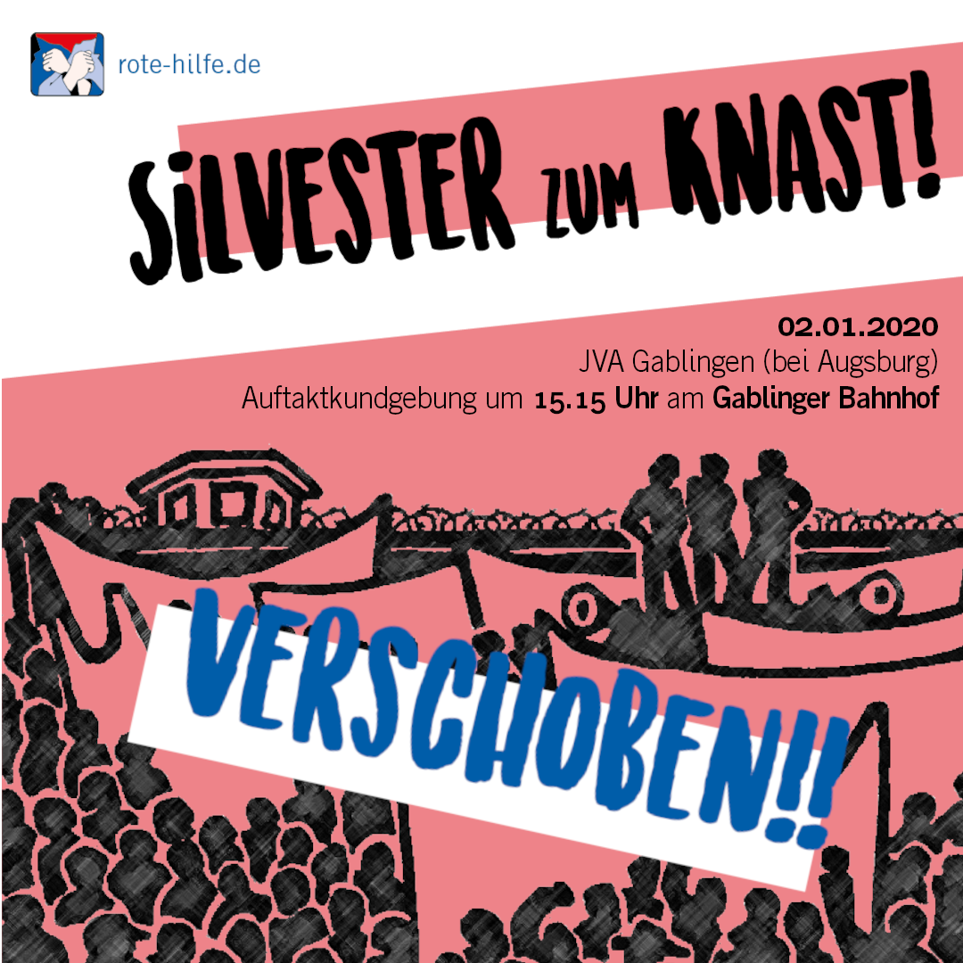 Verschoben - Silvester zum Knast!