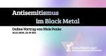 [Livestream] Vortrag: Antisemitismus im Black Metal