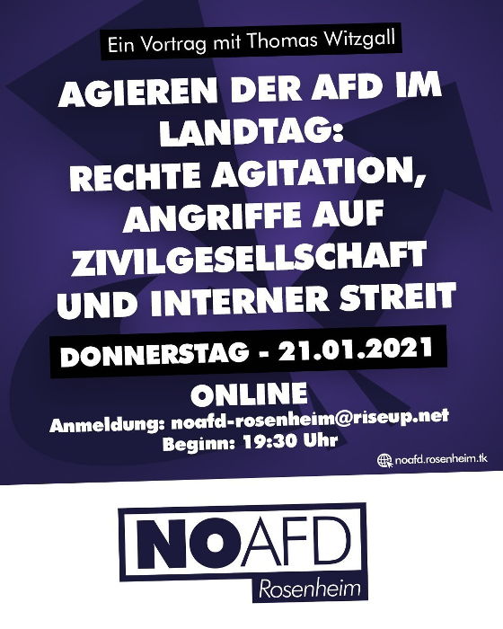 [Online] Agieren der AfD im Landtag: Rechte Agitation, Angriffe auf Zivilgesellschaft und interner Streit