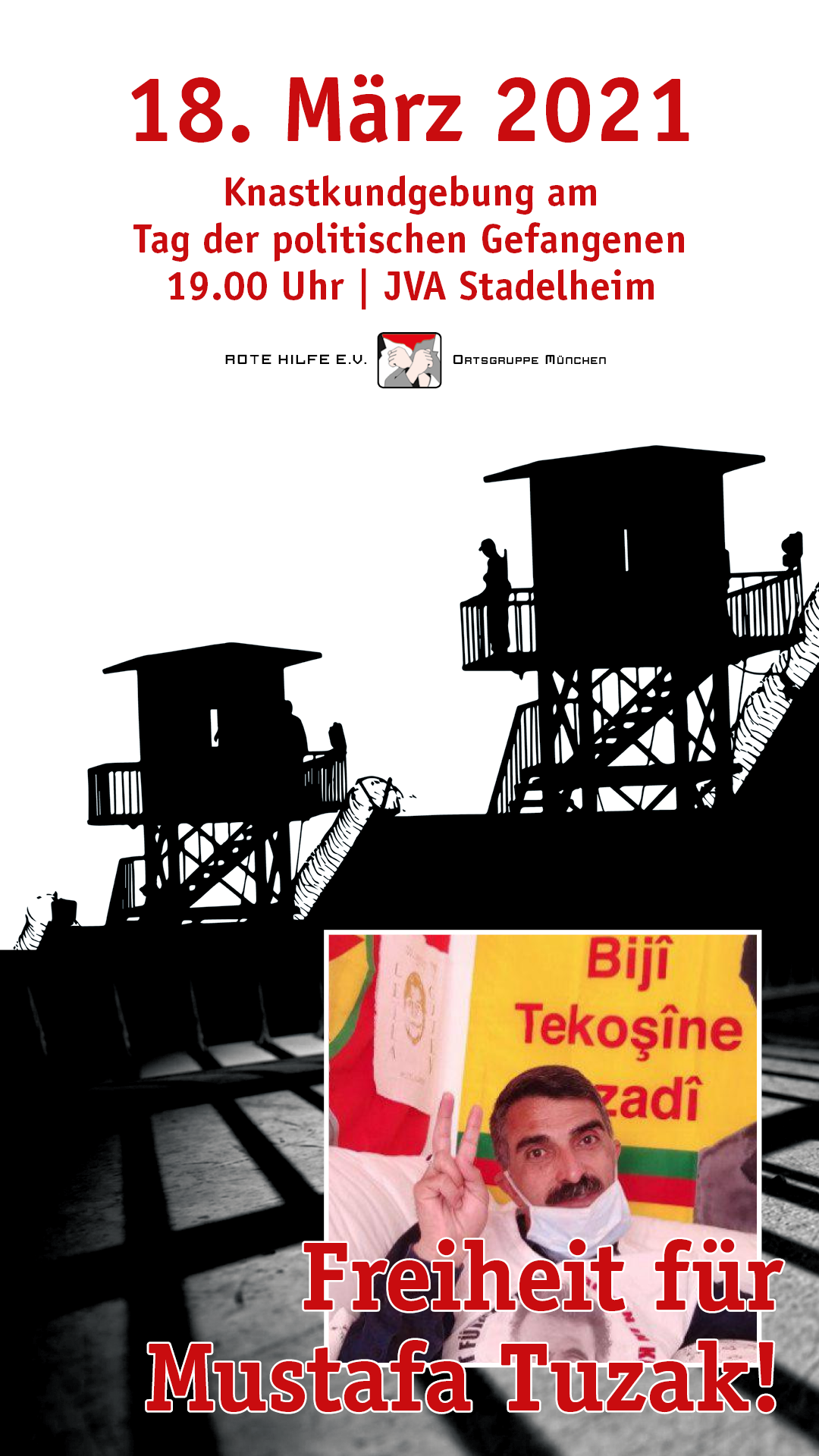 Knastkundgebung zum Tag der politischen Gefangenen!