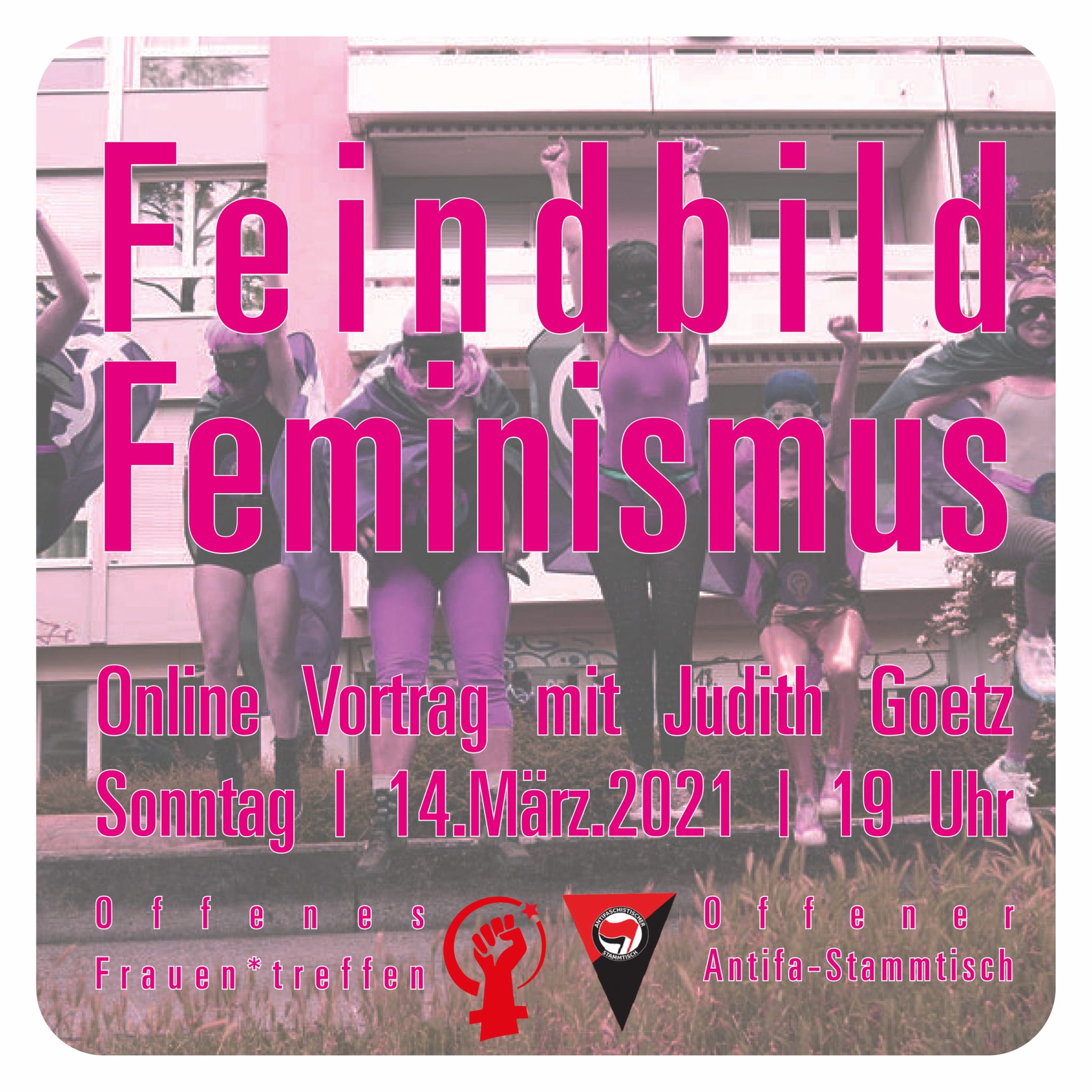 Antifa Boazn: Feindbild Feminismus – Vortrag mit Judith Goetz
