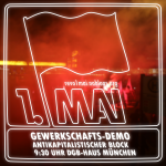 Revolutionärer Block auf der Gewerkschaftsdemo