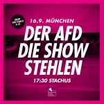 Gegen den Wahlkampfauftritt von Beatrix von Storch und Co.