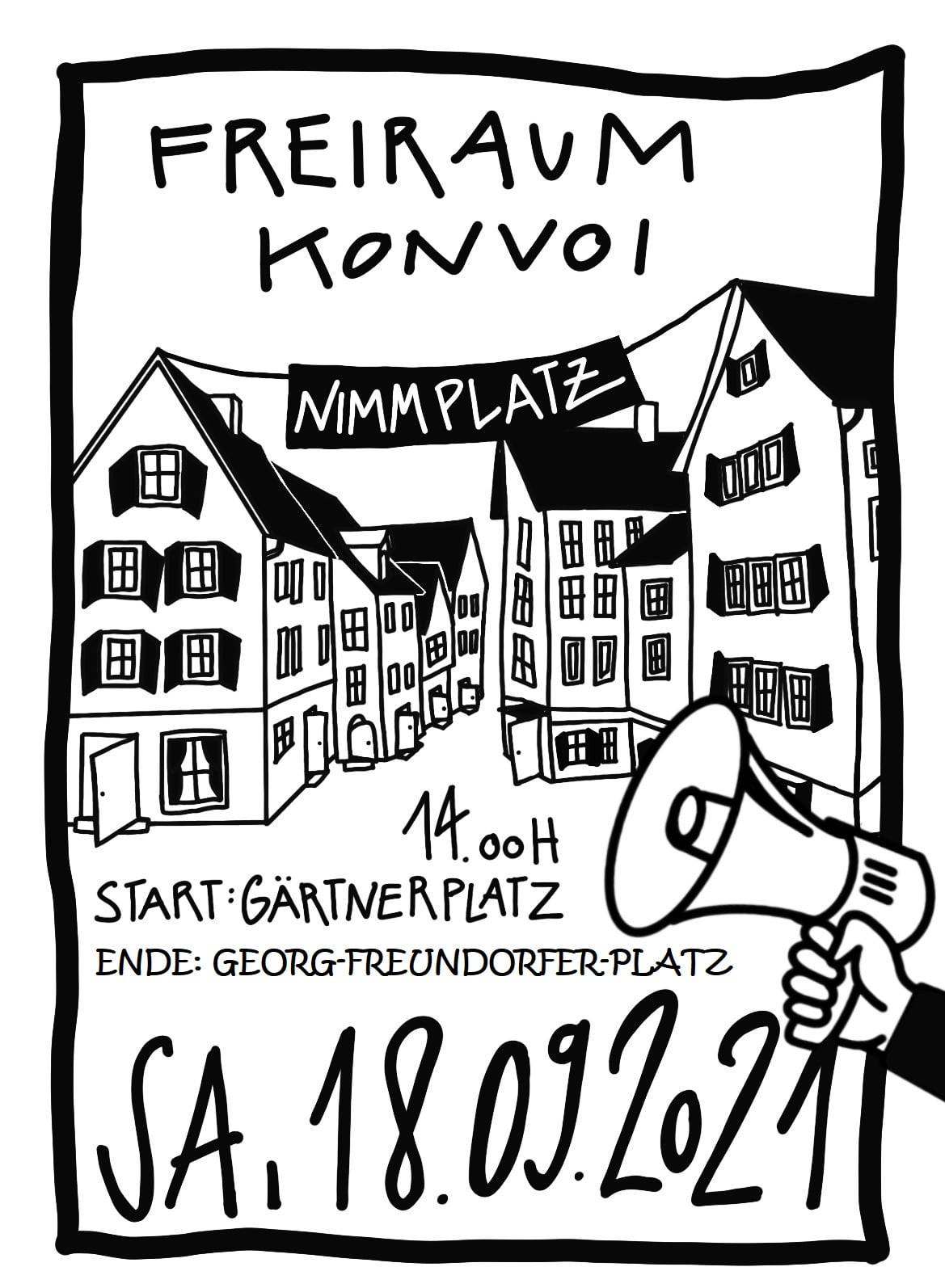 Freiraum Konvoi - "Nimm Platz! Räume gestalten, selbst verwalten"