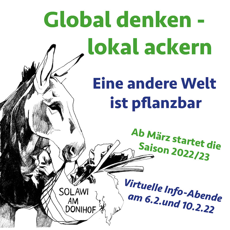 Online-Infoabend zur Solidarischen Landwirtschaft Donihof