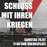 "Stoppt den Angriff der russischen Regierung auf die Ukraine!"