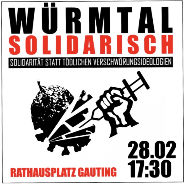 Gauting: gegendemo zu den Spaziergängen