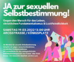 Ja zur sexuellen Selbstbestimmung! Gegen den "Marsch für das Leben", christlichen Fundamentalismus und Lustfeindlichkeit