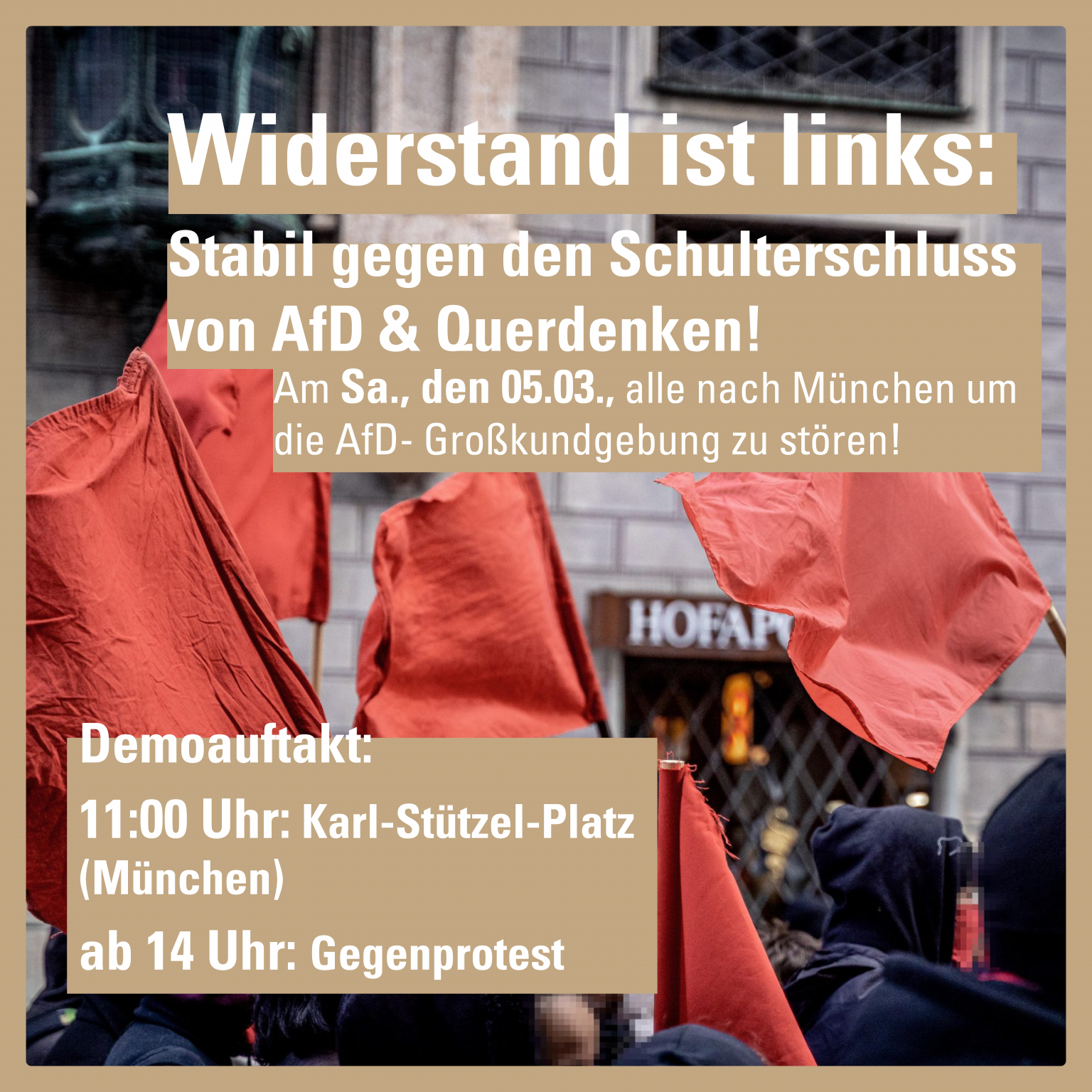 Stabil gegen den Schulterschluss von AfD & Querdenken