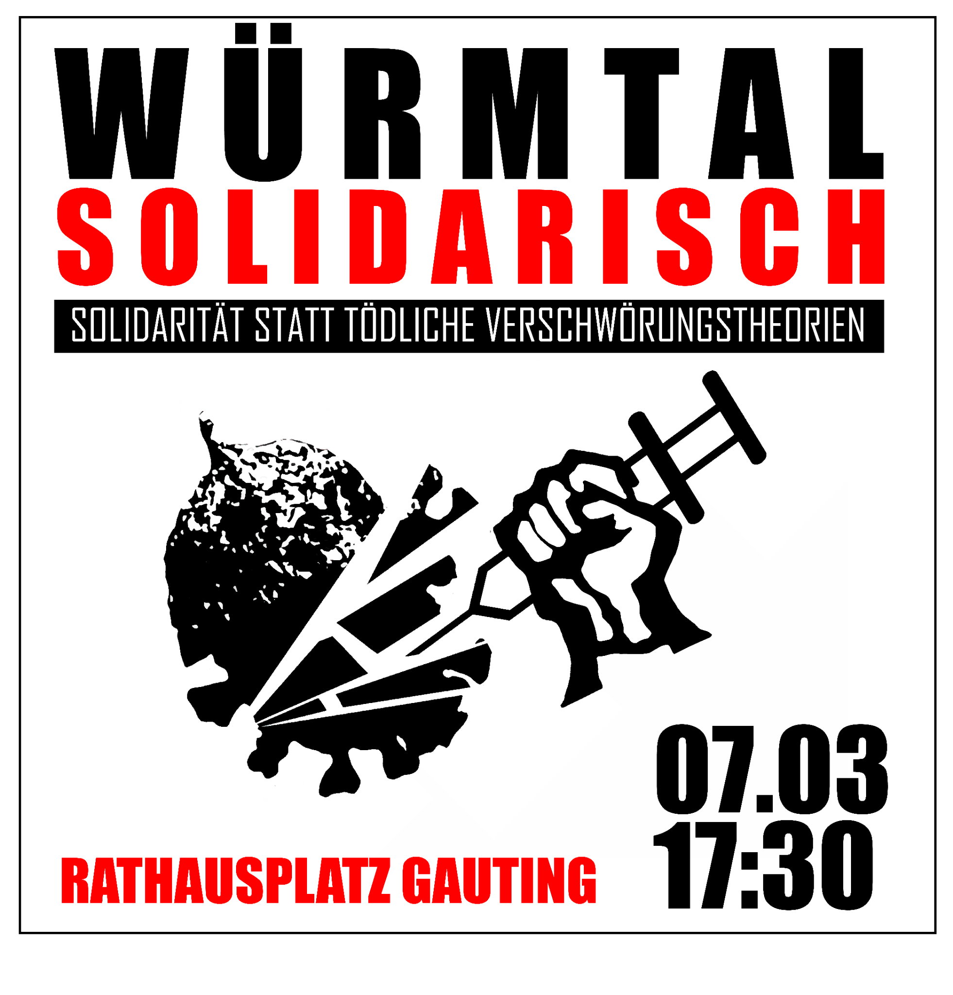 Solidarität statt tödlichen Verschwörungsidelogien