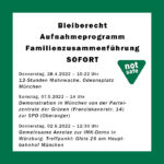 #DontForgetAfghanistan - Demonstration in München von der Parteizetrale der Grünen zur SPD
